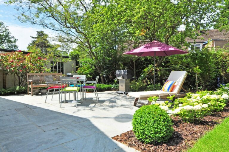 backyard bench